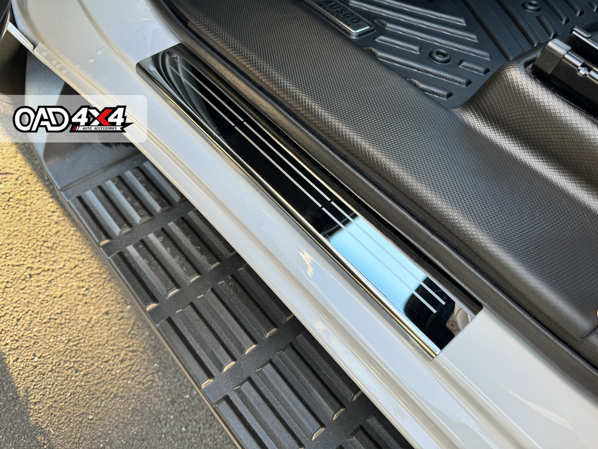 Double-Layer Floor Mats & Door Sill Protector for Nissan Navara D27 Dual Cab 2026-Onwards