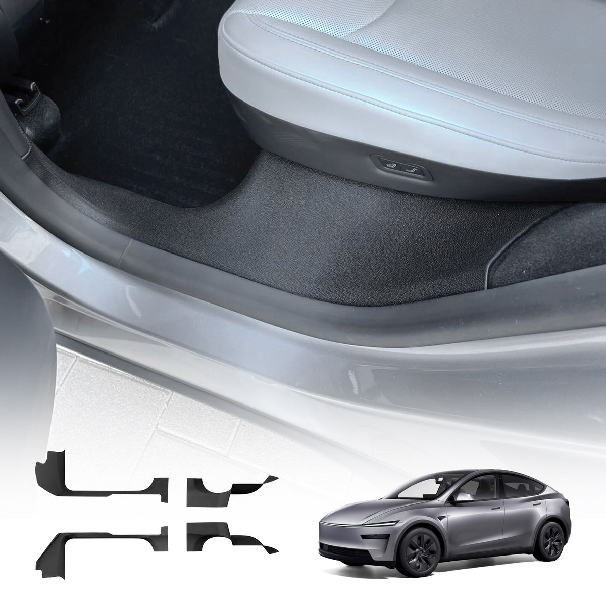 Door Sill Protector for Tesla Model Y Juniper 2025-Onwards 4PCS