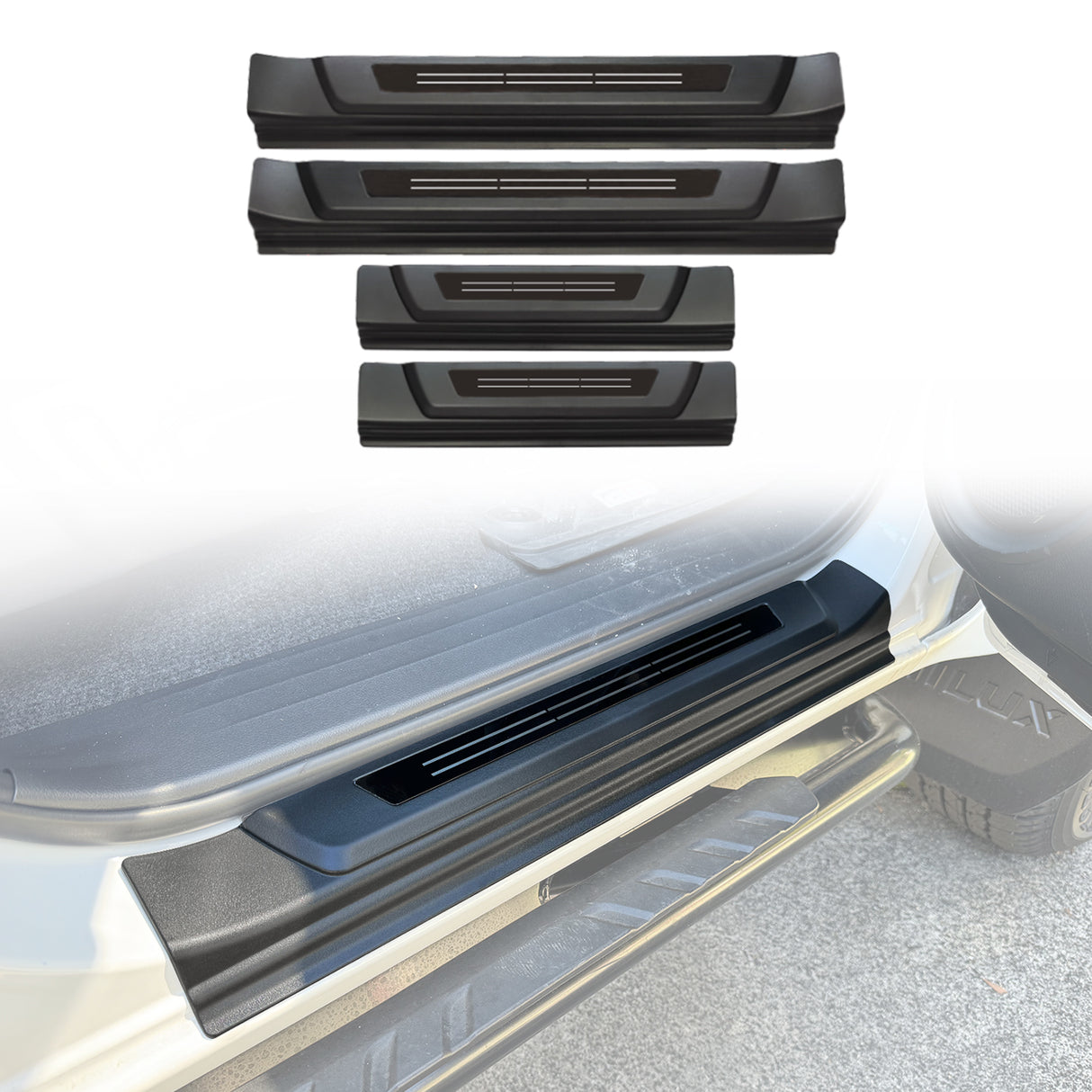 ABS Door Sill Protector for Toyota Hilux 2025-Onwards