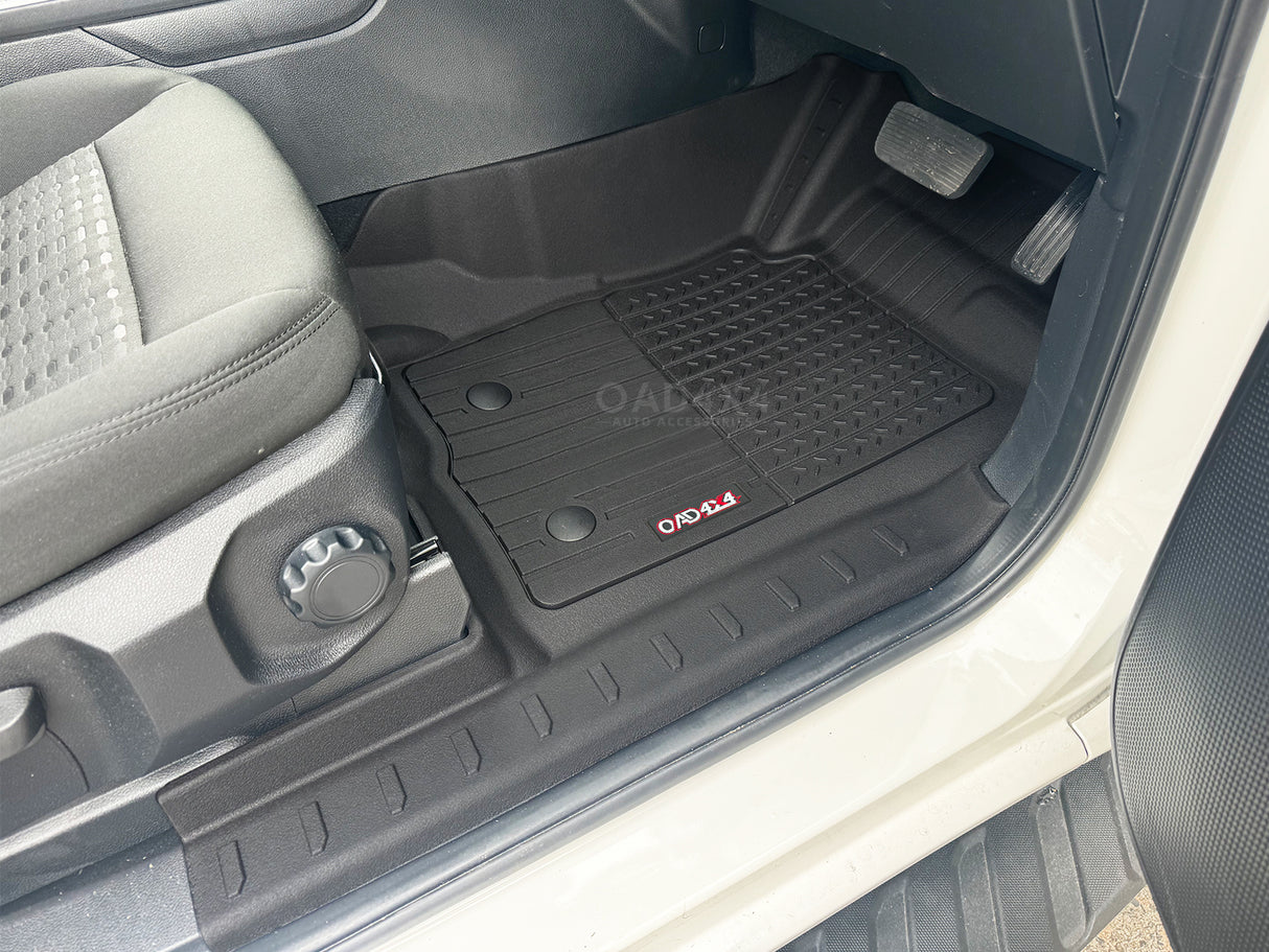 Injection 7D Car Floor Mats for Volkswagen Amarok Dual Cab NF Series 2023-Onwards