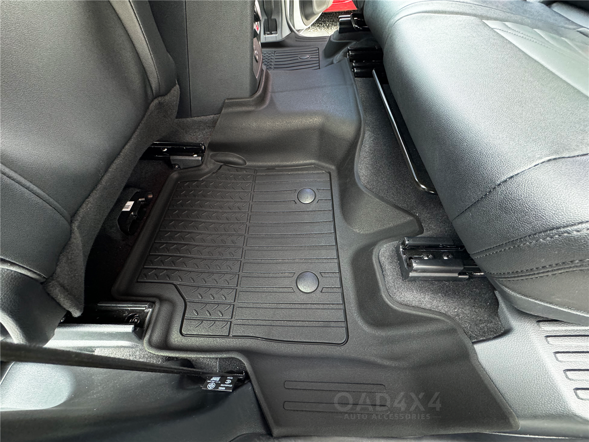 Injection 7D TPE Car Floor Mats for Ford Everest Next-Gen 2022-Onwards
