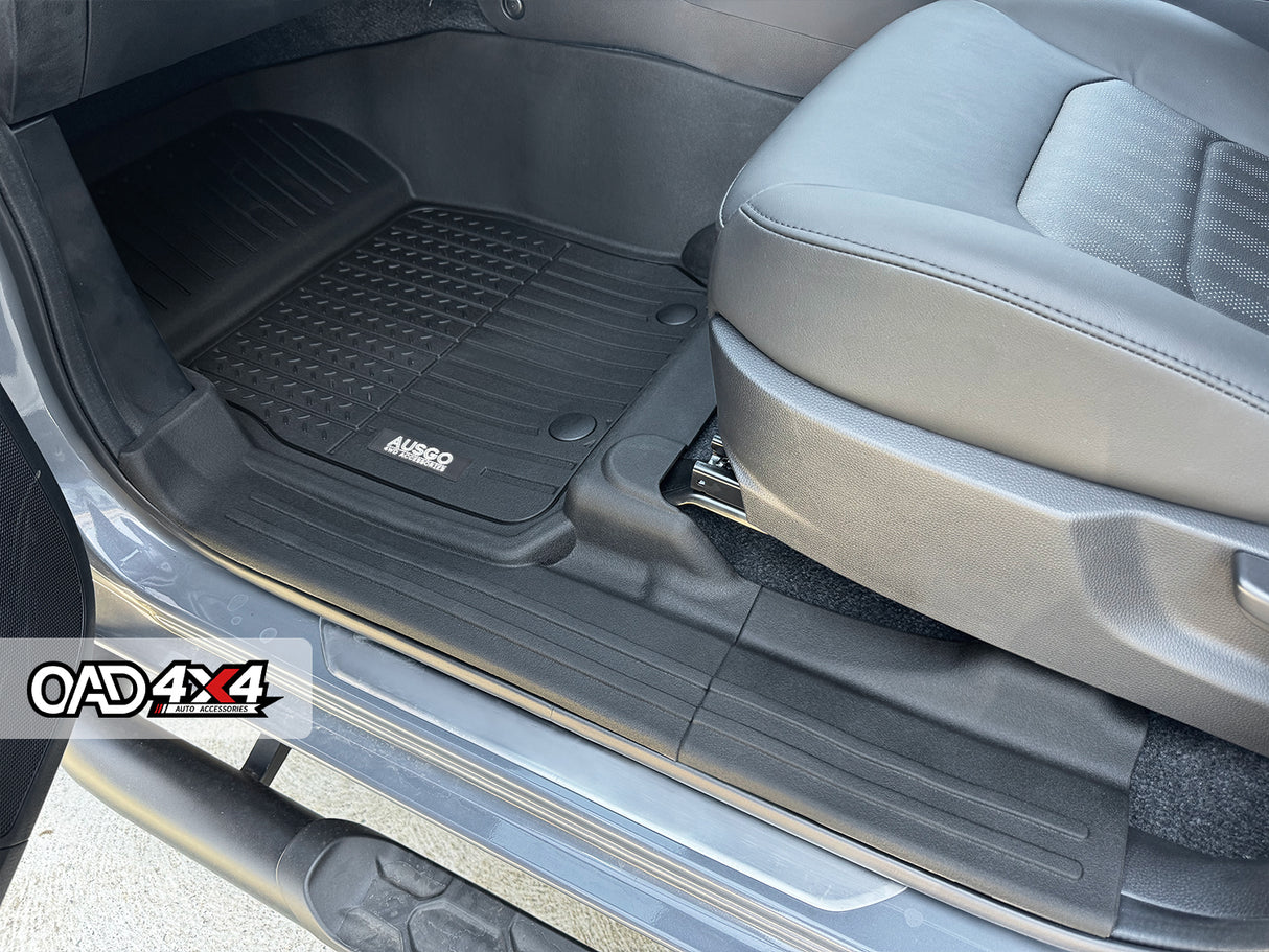 Injection Floor Mats & Door Sill Protector for ISUZU D-MAX Dual Cab 2020-Onwards