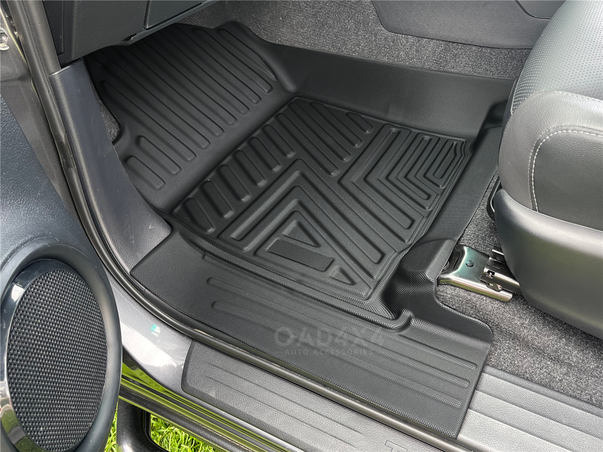 Pre-order 5D TPE Car Floor Mats for Toyota Hilux Dual Cab mild-hybrid 48V 2024-Onwards