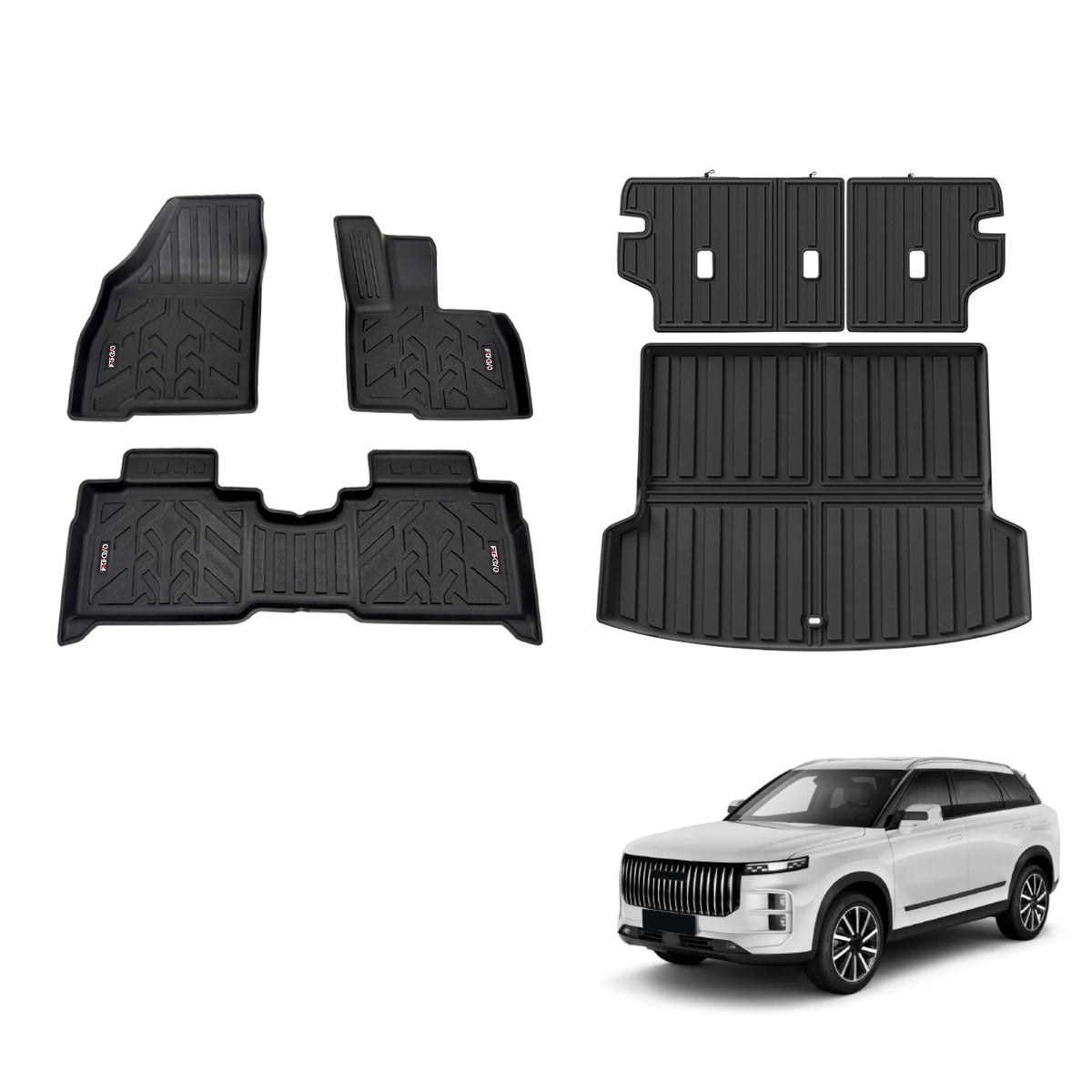 3D Car Floor Mats for Jaecoo J7 2024-Onwards