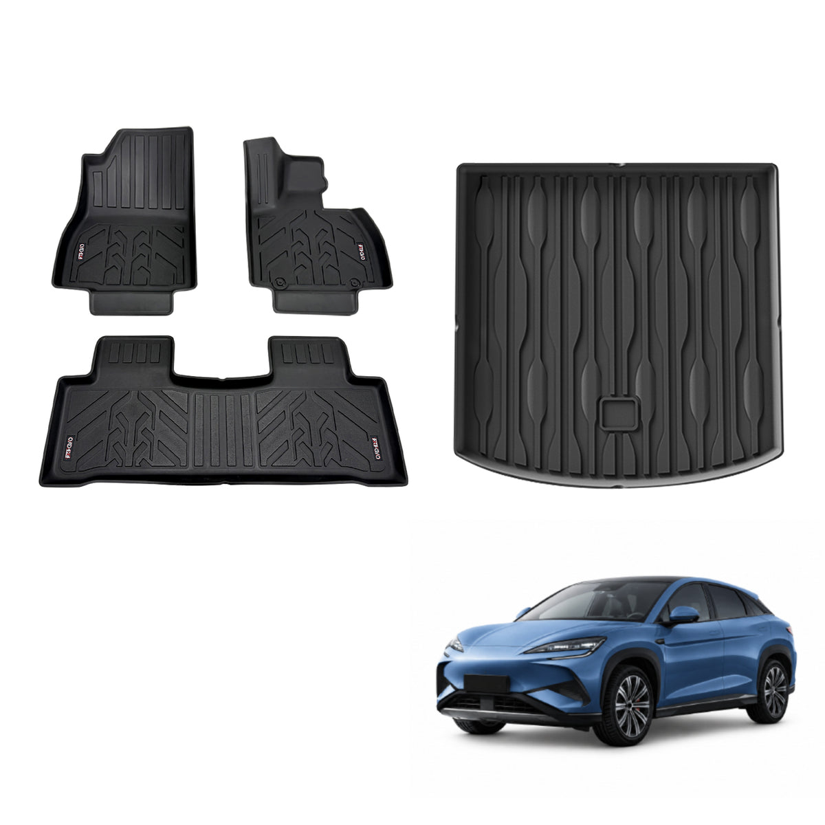 3D Car Floor Mats for BYD Sealion 7 2025-Onwards