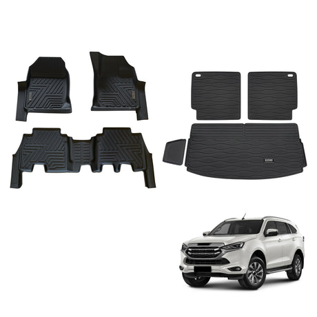 5D TPE Car Floor Mats for ISUZU MU-X MUX 2021-Onwards