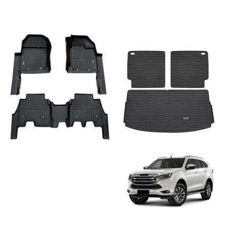 Injection 7D TPE Car Floor Mats for ISUZU MU-X MUX 2021-Onwards