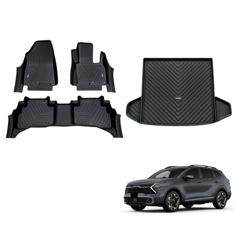5D TPE Car Floor Mats for KIA Sportage NQ5 Series 2021-2025