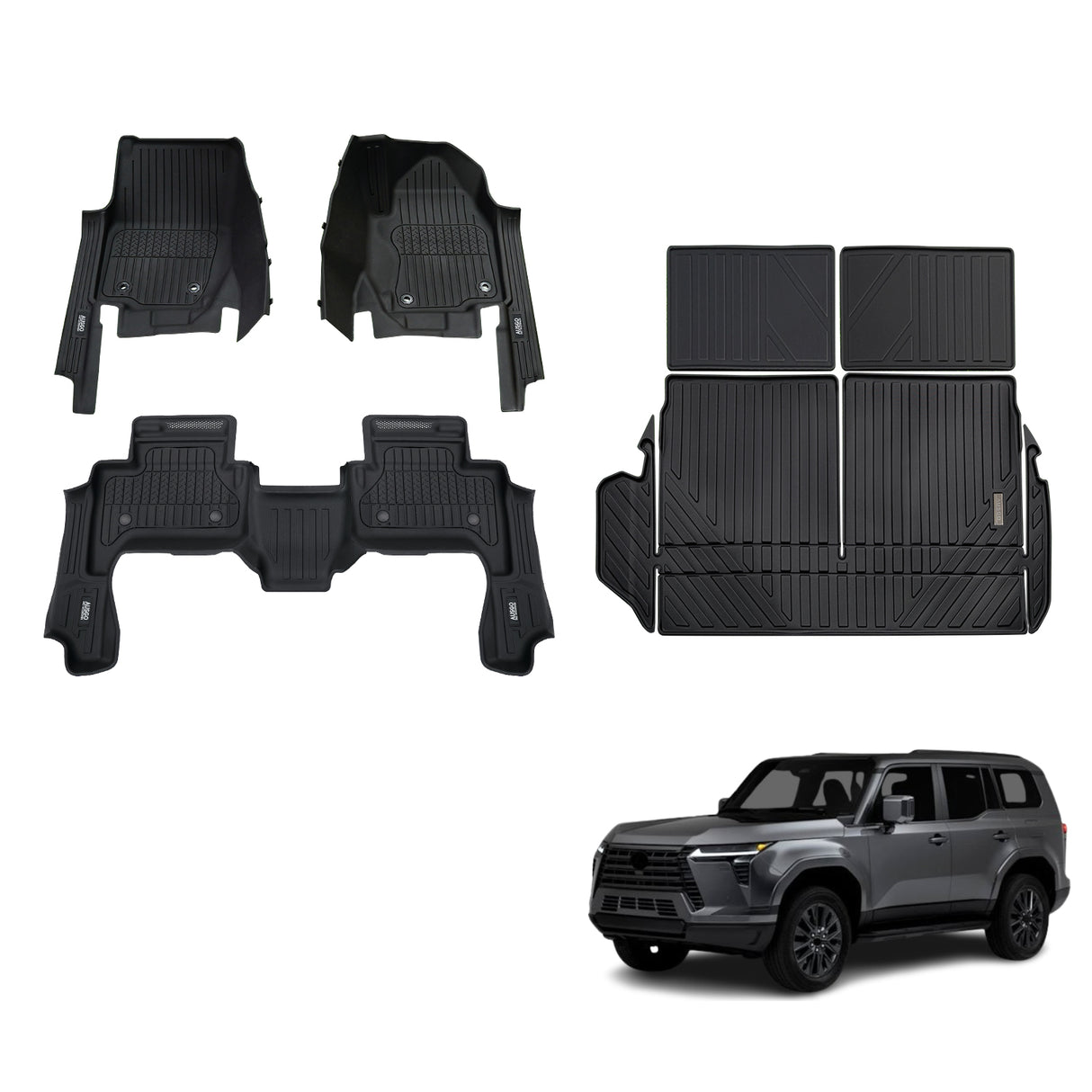Injection 7D Car Floor Mats for Lexus GX550 2024-Onwards