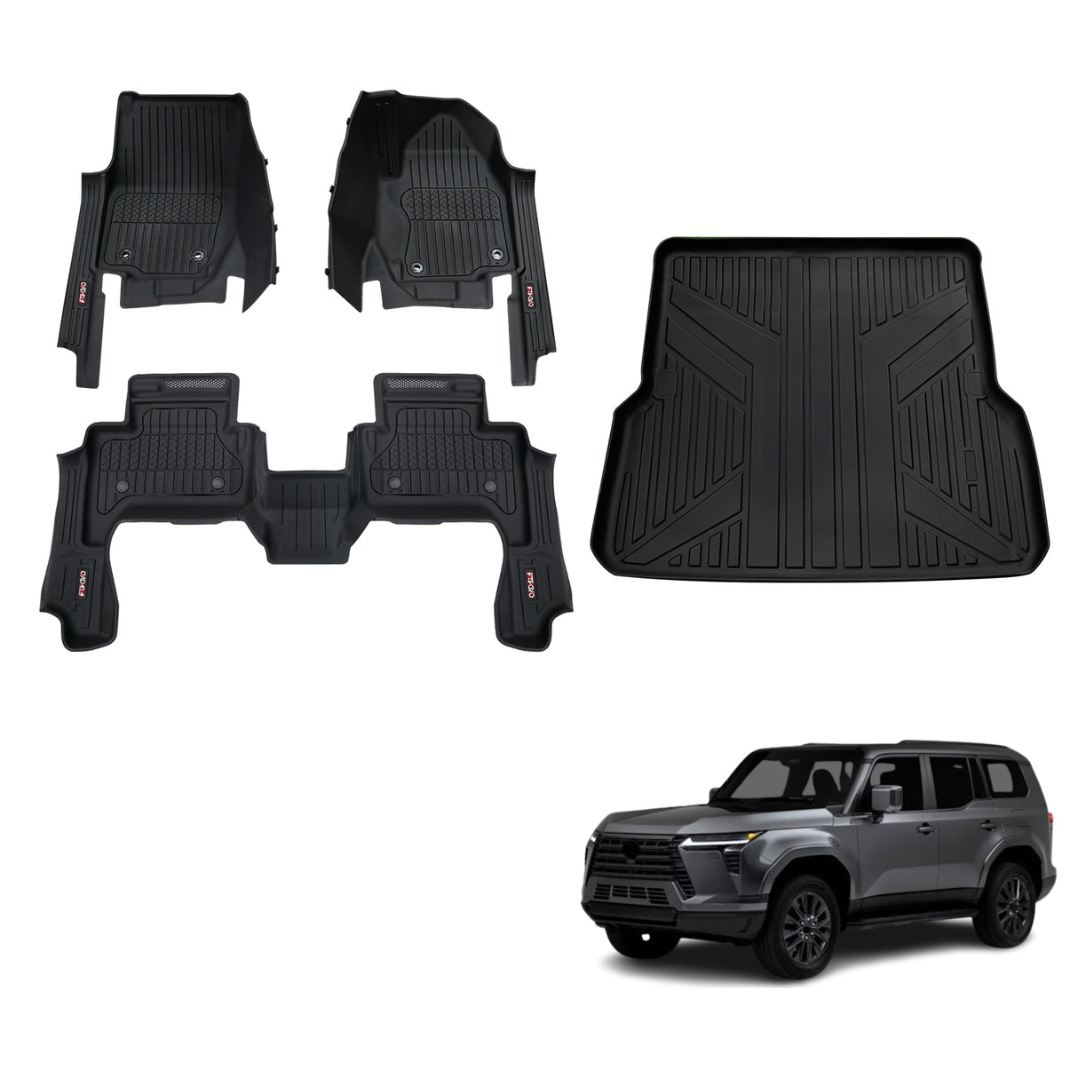 Injection 7D Car Floor Mats for Lexus GX550 2024-Onwards