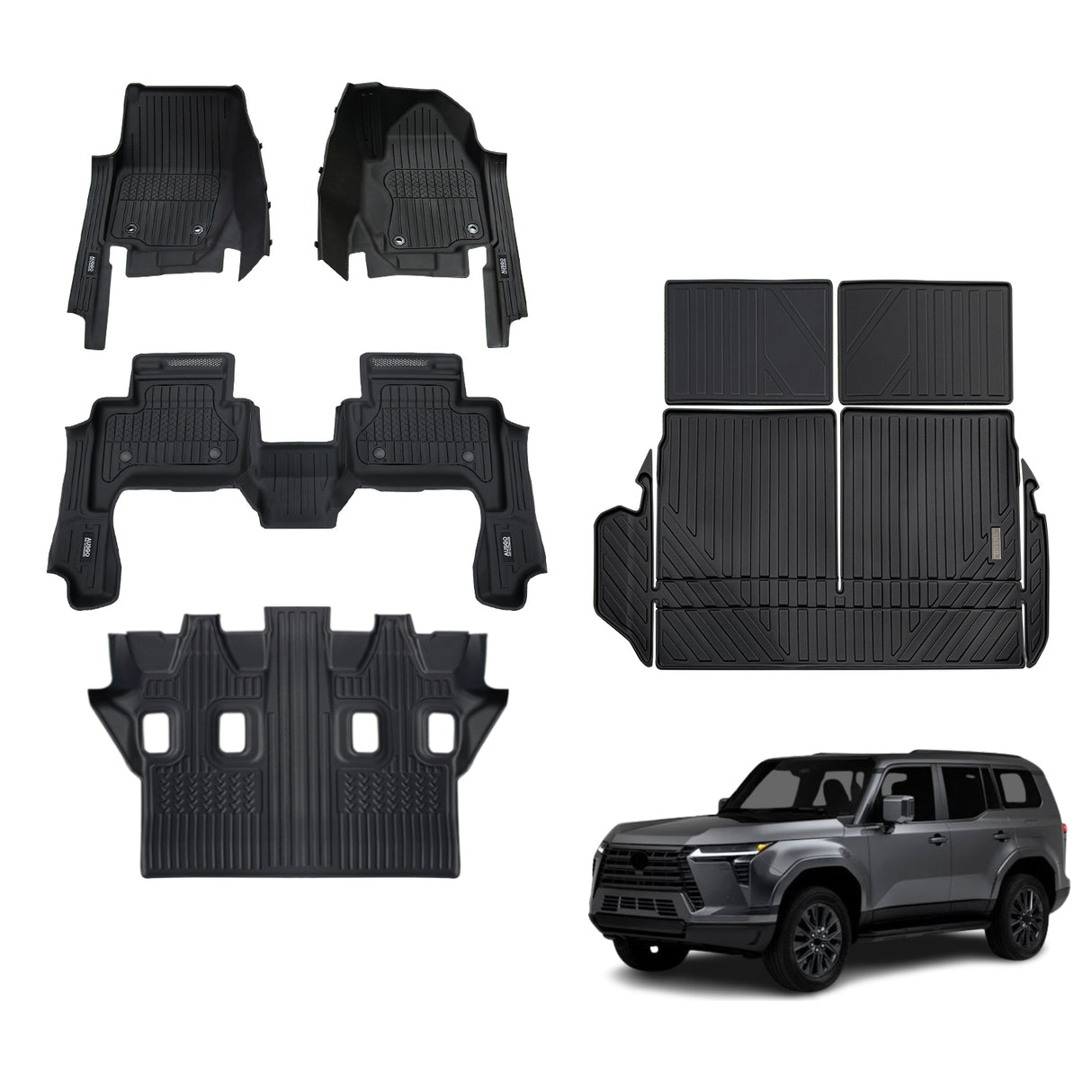 Injection 7D Car Floor Mats for Lexus GX550 2024-Onwards