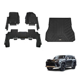 Injection 7D Car Floor Mats for Lexus LX500d LX600 2021-Onwards