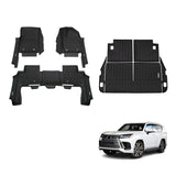 Injection 7D Car Floor Mats for Lexus LX500d LX600 2021-Onwards