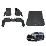 5D TPE Car Floor Mats for Lexus LX500d LX600 2021-Onwards