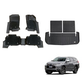 5D Double-Layer Car Floor Mats for Mitsubishi Pajero Sport 2015-Onwards