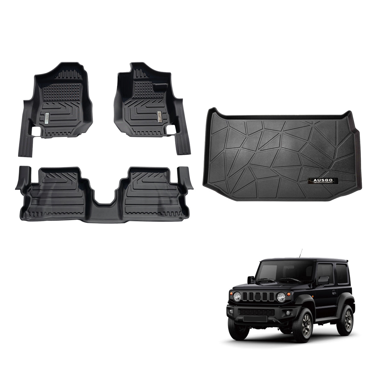 5D TPE Car Floor Mats for Suzuki Jimny 3 Doors 2018-Onwards