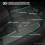 Injection 7D Car Floor Mats for Volkswagen Amarok Dual Cab NF Series 2023-Onwards