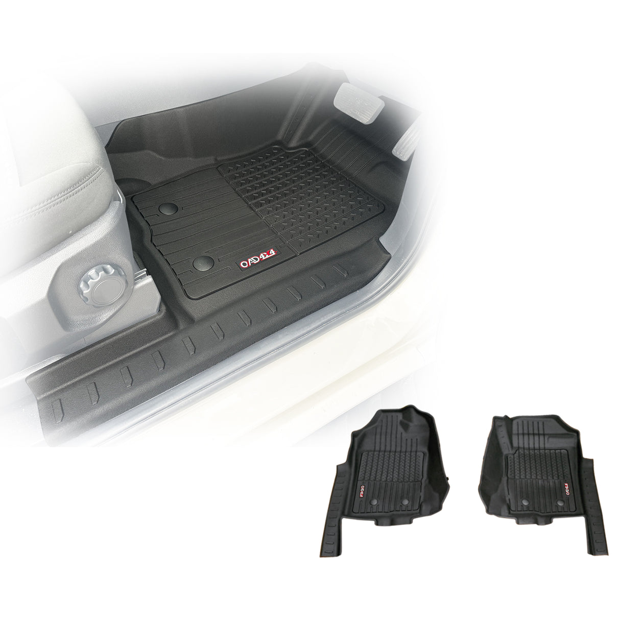 Injection 7D Car Floor Mats for Volkswagen Amarok NF Series Single Cab 2023-Onwards