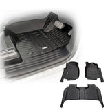 5D TPE Car Floor Mats for Chevrolet Silverado HD T1 Series 2021-Onwards
