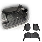 5D TPE Car Floor Mats for Chevrolet Silverado HD T1 Series 2021-Onwards