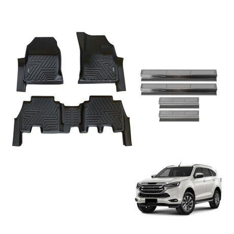 Floor Mats & Door Sill Protector for ISUZU MU-X 2021-Onwards