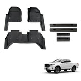 Injection Floor Mats & Door Sill Protector for Mazda BT-50 BT50 Dual Cab 2020-Onwards
