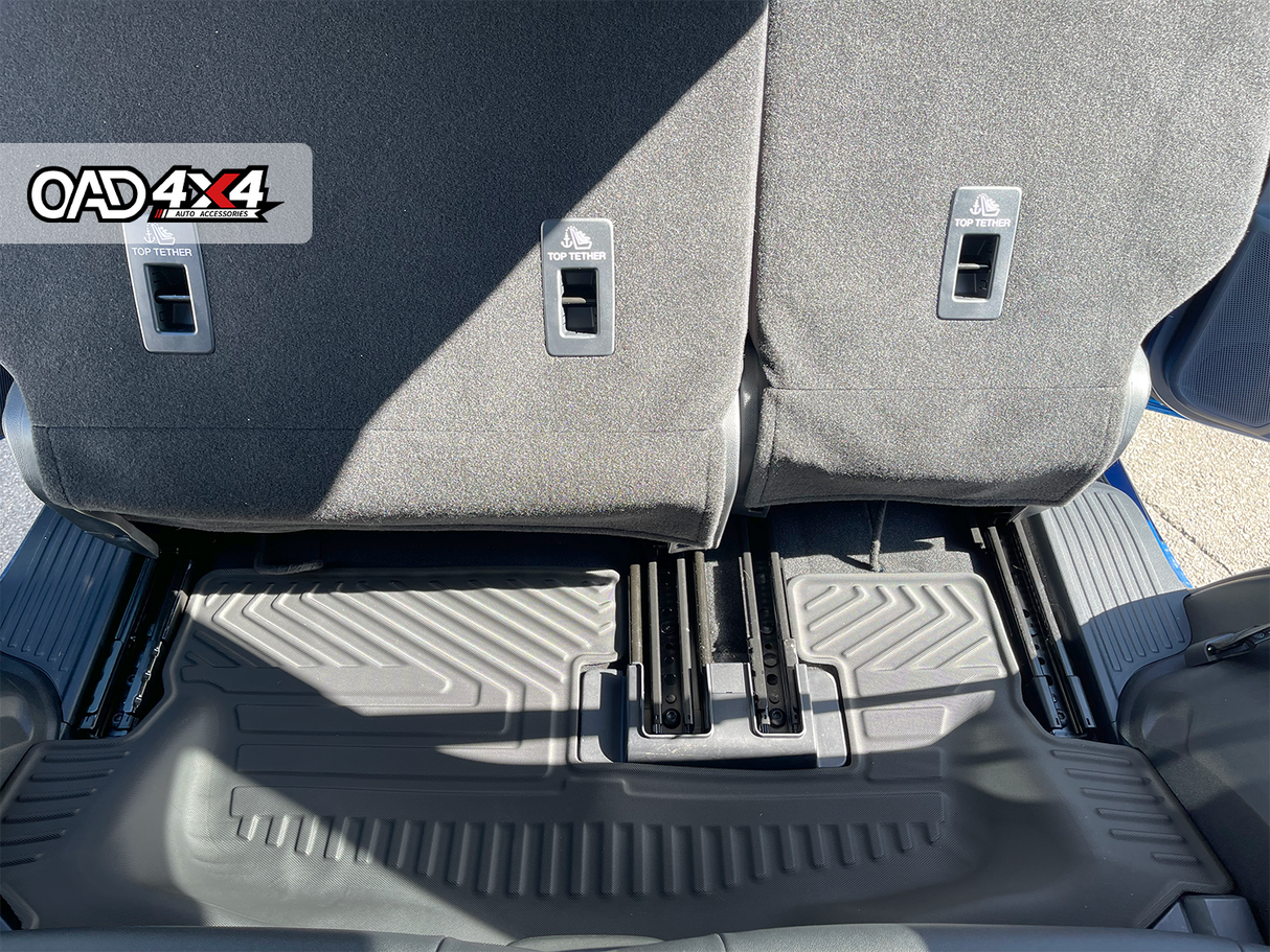 Injection 7D TPE Car Floor Mats for Ford Everest Next-Gen 2022-Onwards