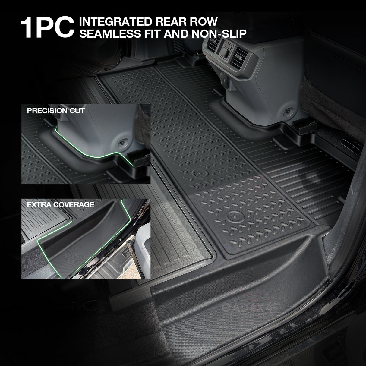 5D TPE Car Floor Mats for Ford F-150 F150 2023-Onwards
