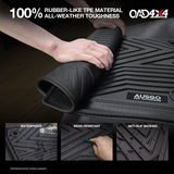 Injection 5D Car Floor Mats for Ford Ranger PX/PX2/PX3 Single / Extra Cab 2011-2022