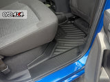 5D TPE Car Floor Mats for Ford Ranger Dual Cab 2022-Onwards