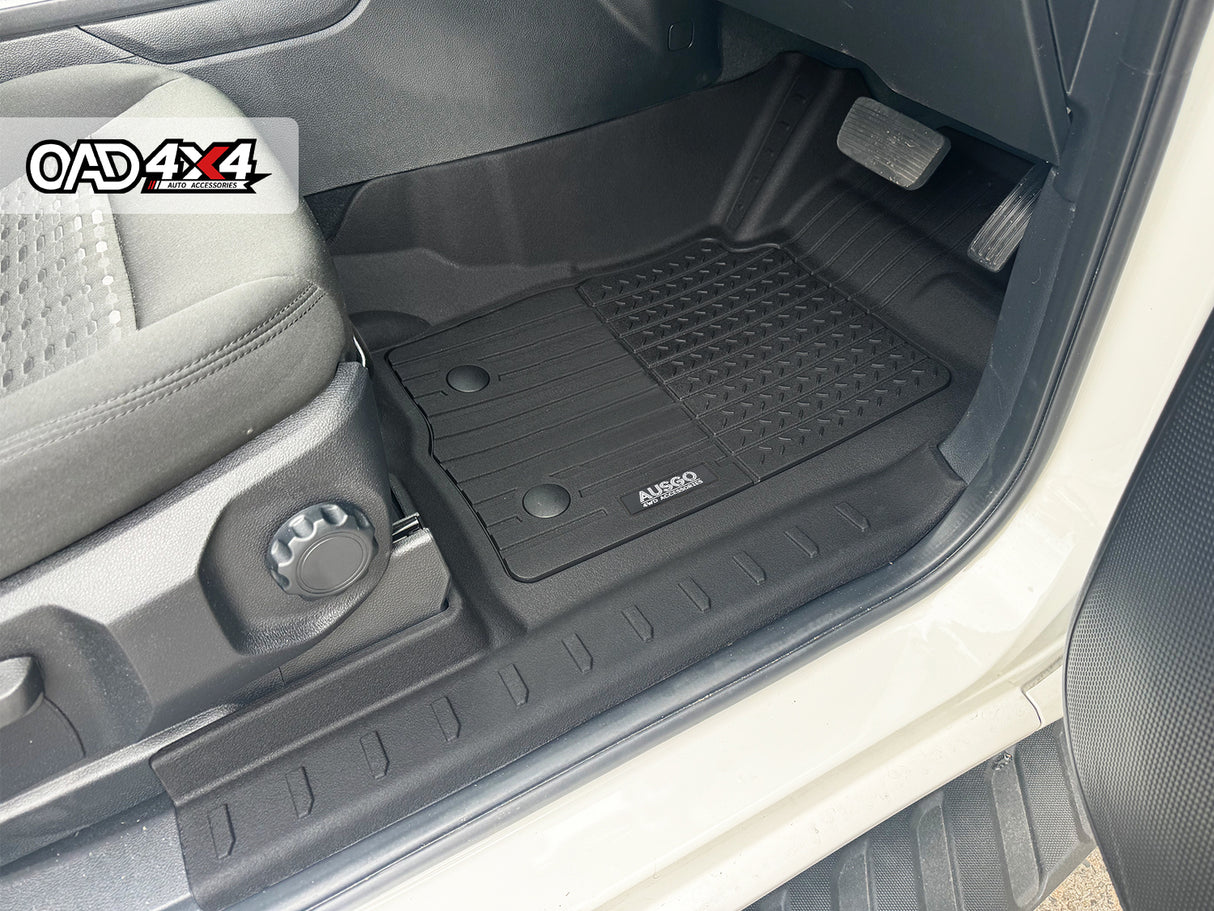 Injection 7D TPE Car Floor Mats for Ford Ranger Single / Extra Cab 2022-Onwards