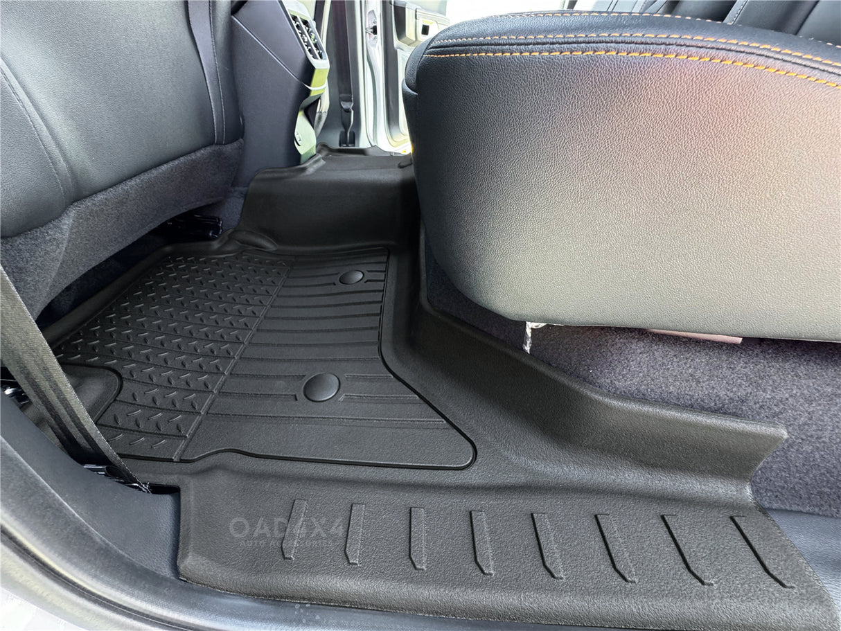 Injection 7D Car Floor Mats for Volkswagen Amarok Dual Cab NF Series 2023-Onwards