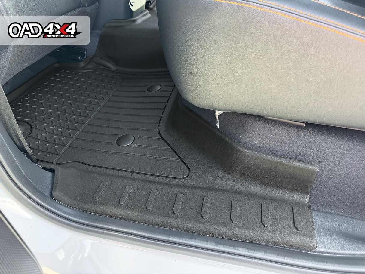 Injection 7D Car Floor Mats for Ford Ranger Dual Cab Next-Gen 2022-Onwards