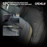 Injection 7D Car Floor Mats for Ford Ranger Dual Cab Next-Gen 2022-Onwards