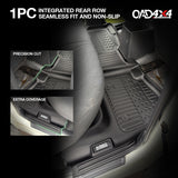 7D TPE Car Floor Mats for ISUZU D-MAX DMAX Dual Cab 2008-2012
