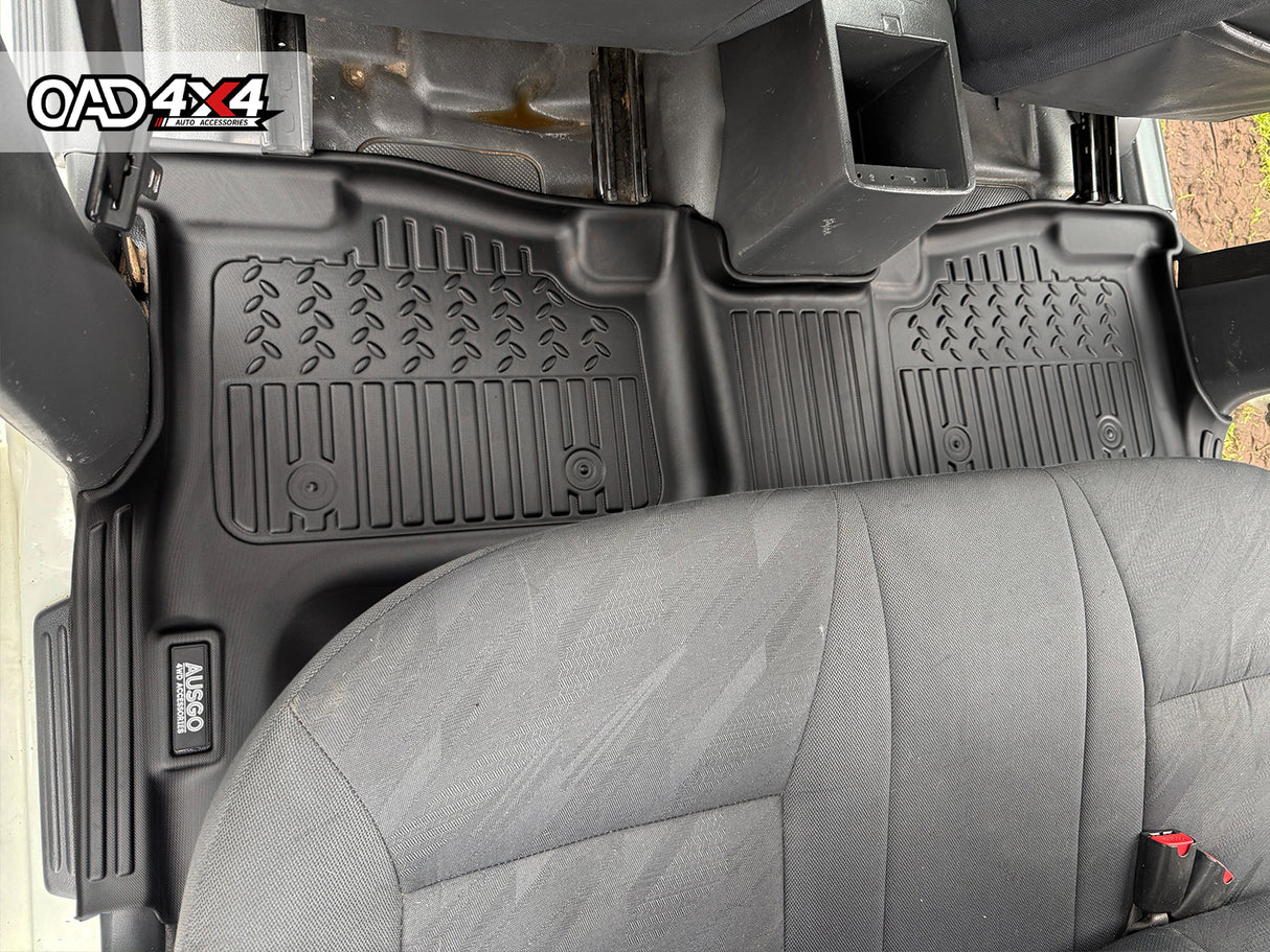 7D TPE Car Floor Mats for ISUZU D-MAX DMAX Dual Cab 2008-2012