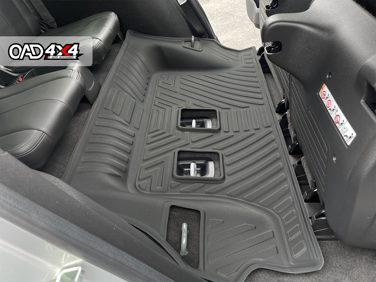 Third Row Car Floor Mats for Holden Colorado 7 RG Series 2012-2016