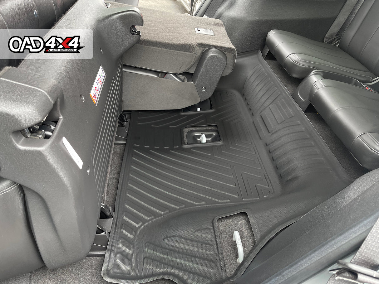 Third Row Car Floor Mats for Holden Colorado 7 RG Series 2012-2016