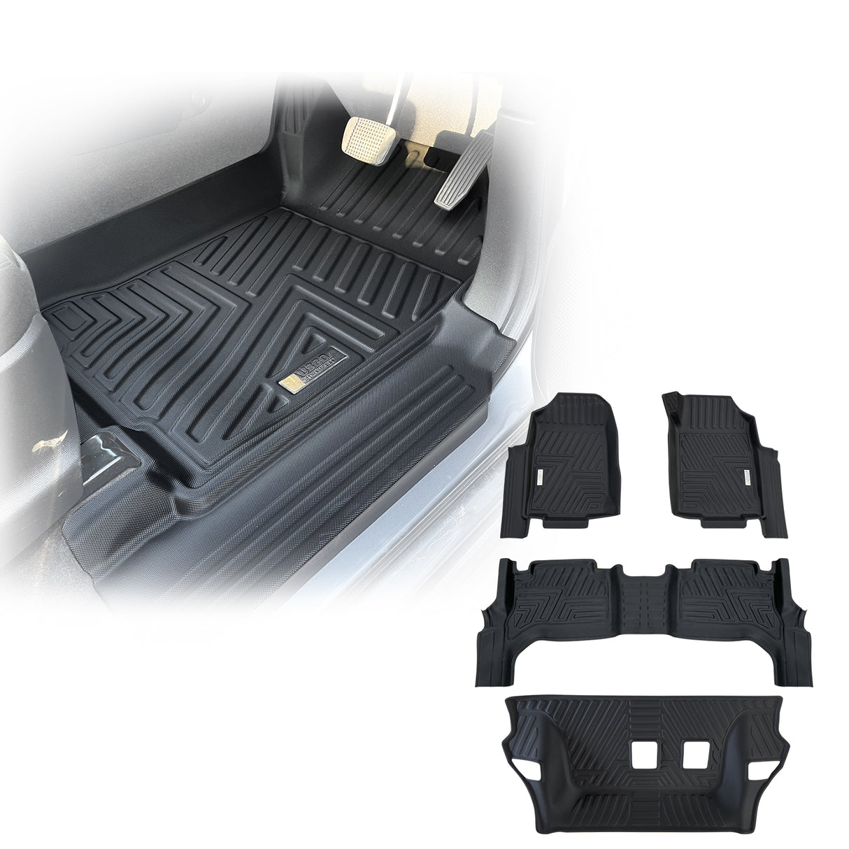 5D TPE Car Floor Mats for Holden Colorado 7 RG Series 2012-2016