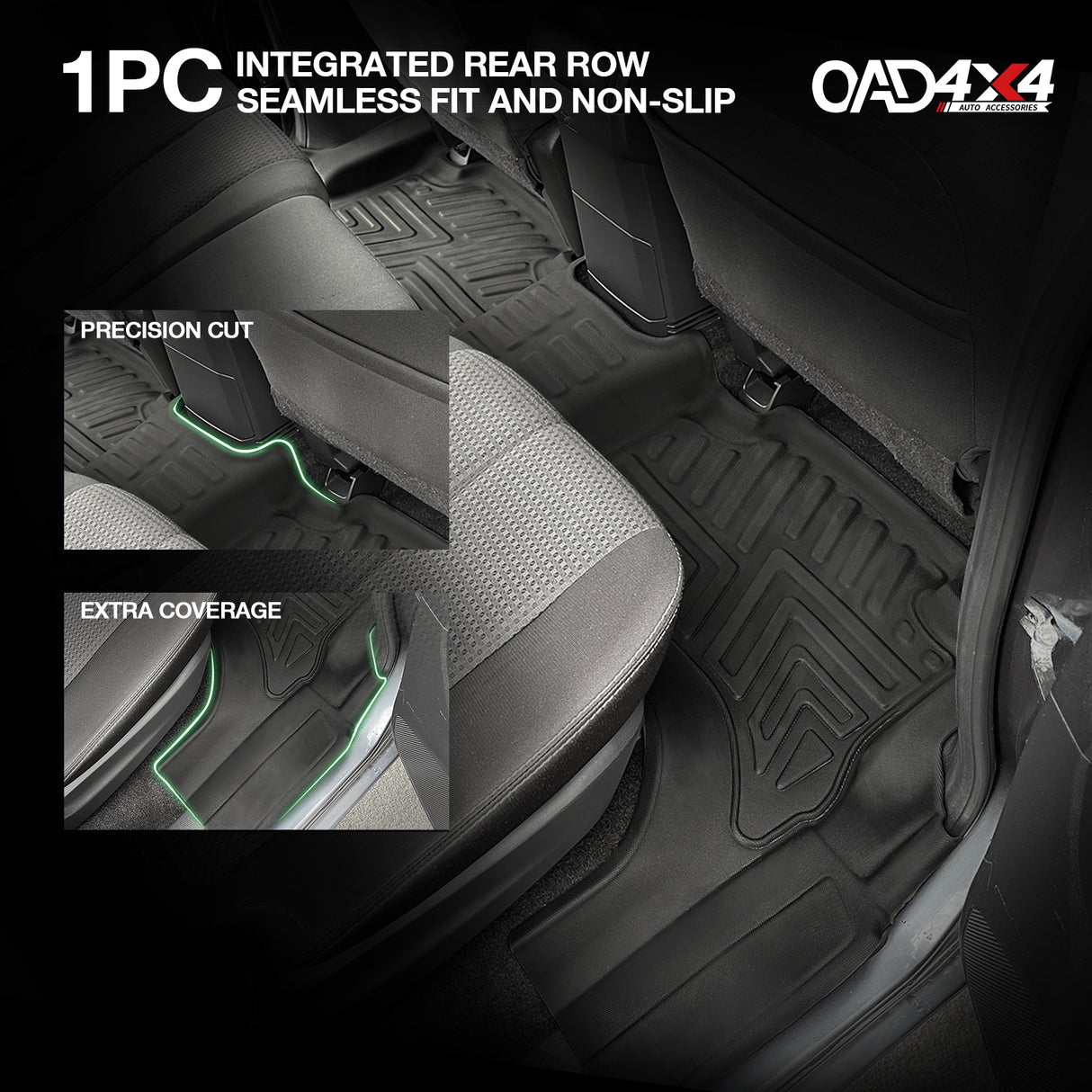 5D TPE Car Floor Mats for Holden Colorado 7 RG Series 2012-2016