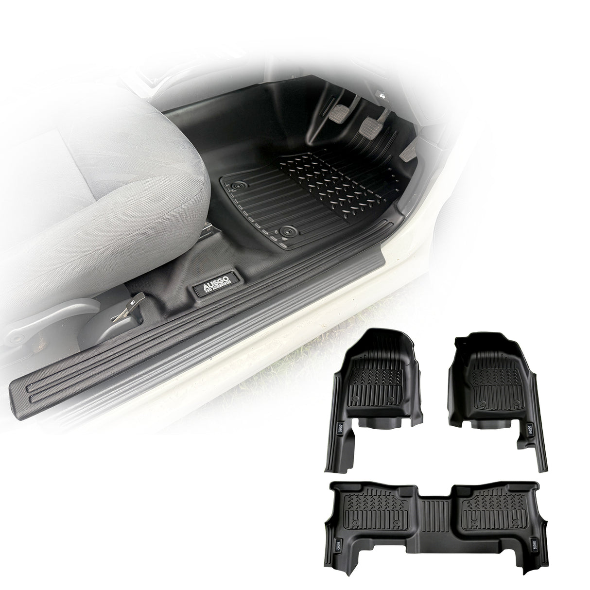 7D TPE Car Floor Mats for Holden Rodeo 2003-2008