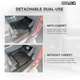 5D Double-Layer Car Floor Mats for Hyundai Santa Fe MY25 2024-Onwards