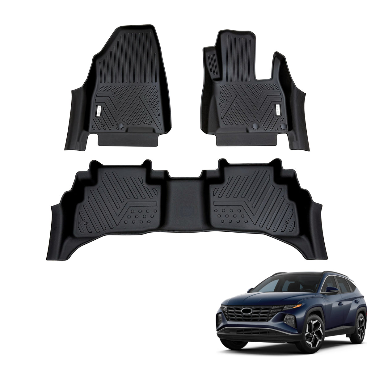 5D TPE Car Floor Mats for Hyundai Tucson 2021-Onwards