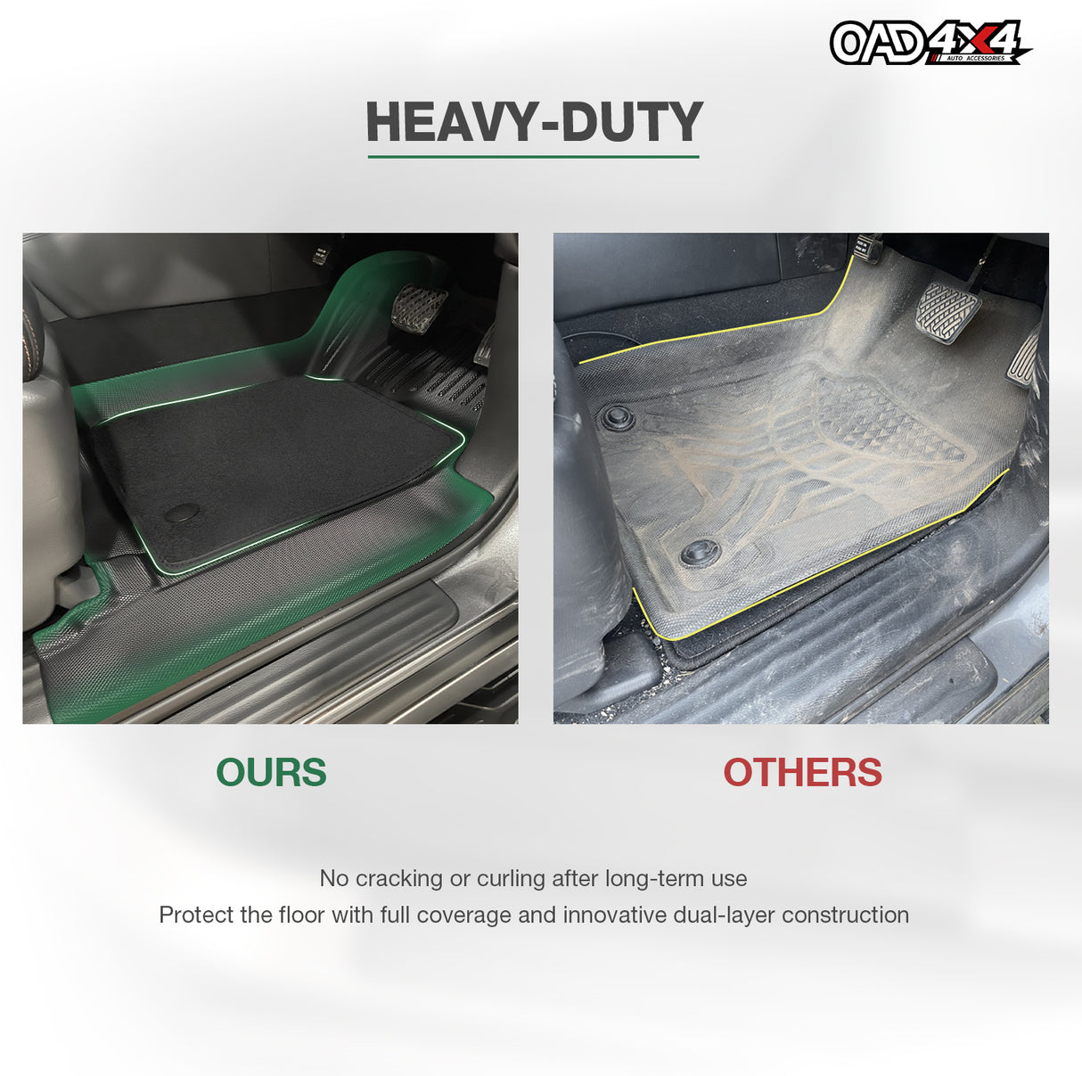5D Double-Layer Car Floor Mats for Infiniti QX80 Z62 2015-2019