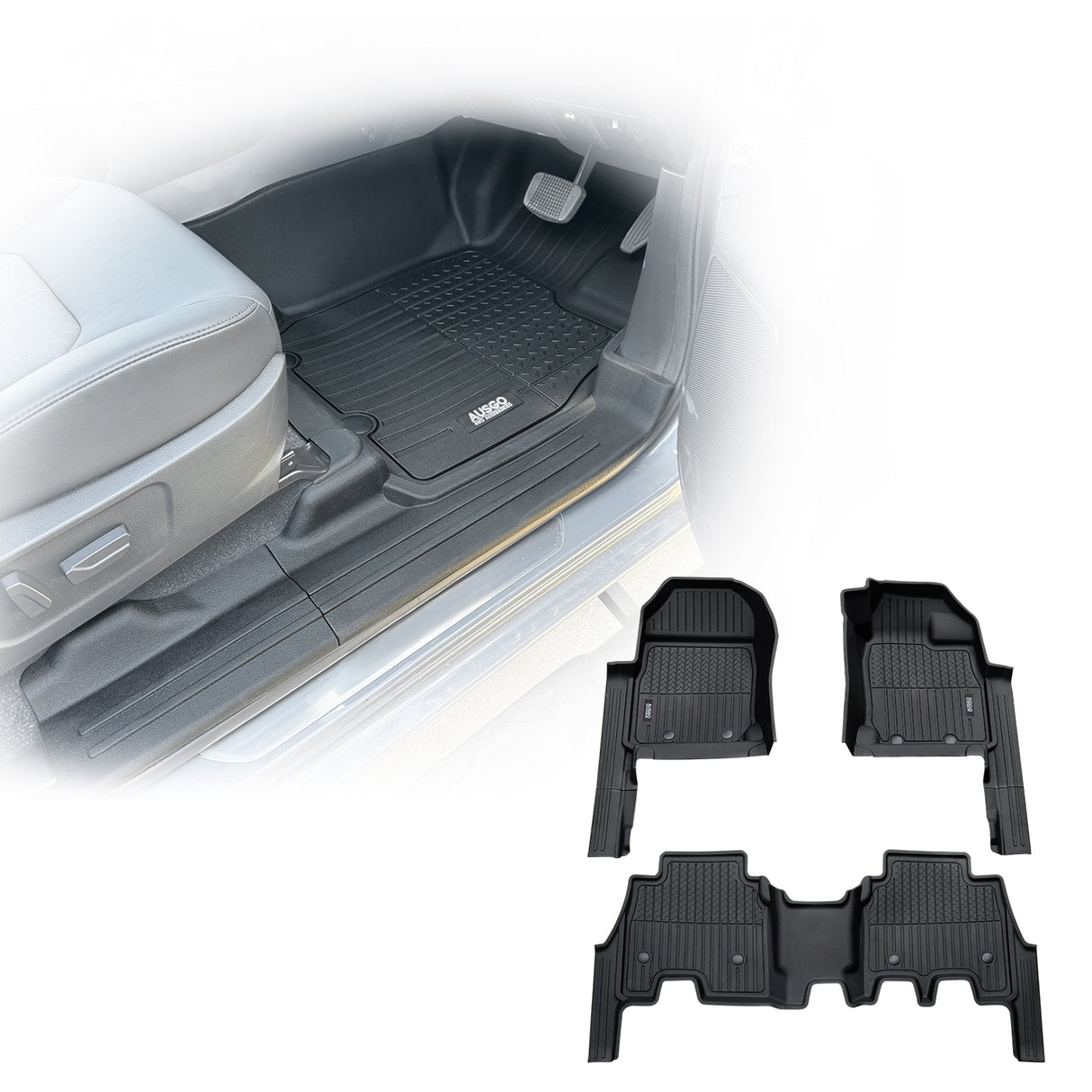 Injection 7D TPE Car Floor Mats for ISUZU MU-X MUX 2021-Onwards