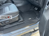 Injection Floor Mats & Door Sill Protector for Mazda BT-50 BT50 Dual Cab 2020-Onwards