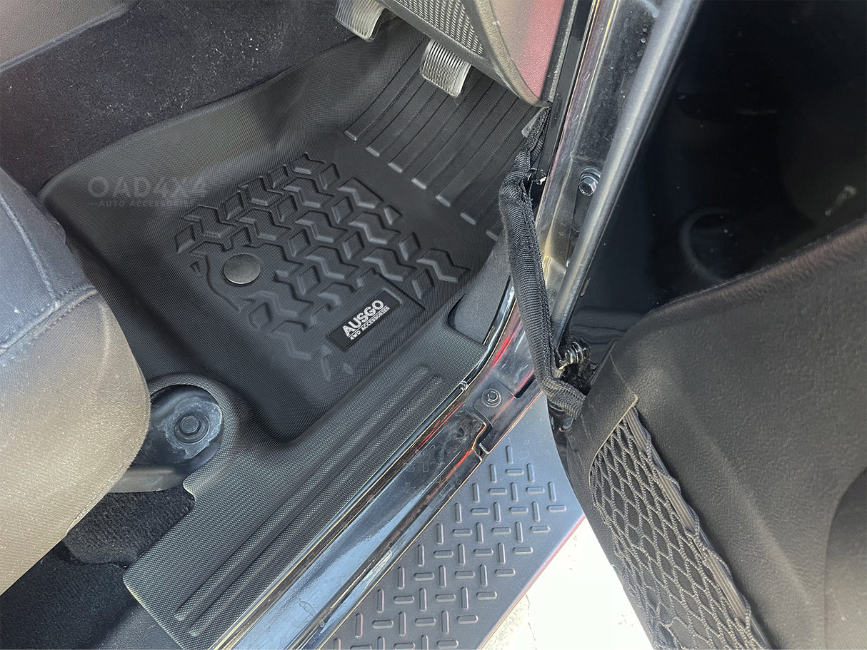 5D TPE Car Floor Mats for Jeep Wrangler JK Series 2 Doors 2007-2018
