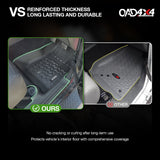5D TPE Car Floor Mats for Jeep Wrangler JK Series 2007-2018