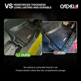 5D TPE Car Floor Mats for Jeep Wrangler JL Series 2 Doors 2018-Onwards