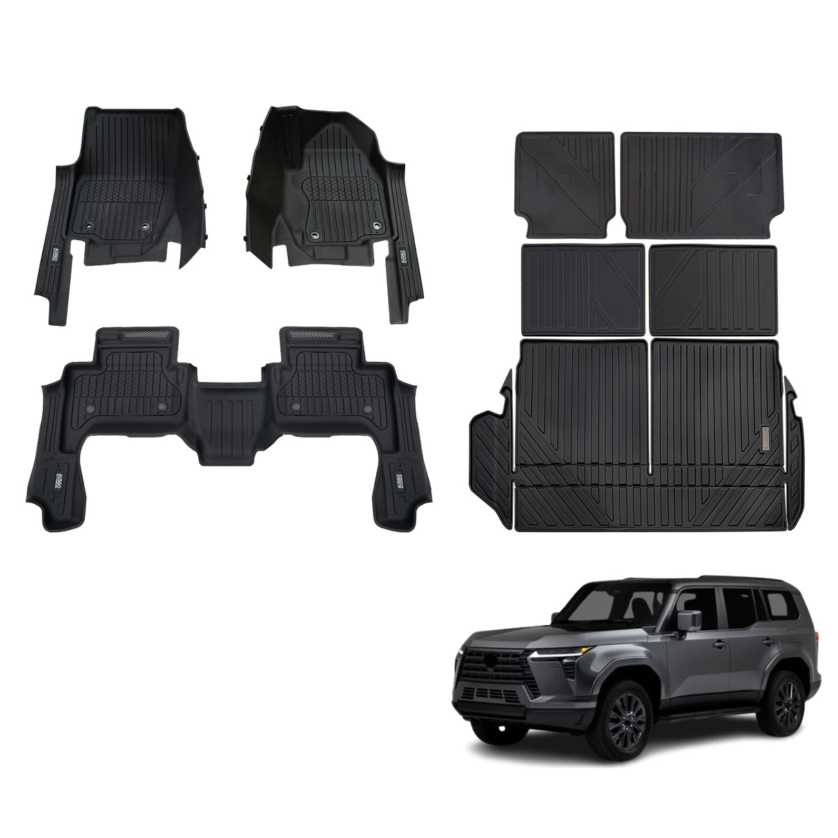 Injection 7D Car Floor Mats for Lexus GX550 2024-Onwards